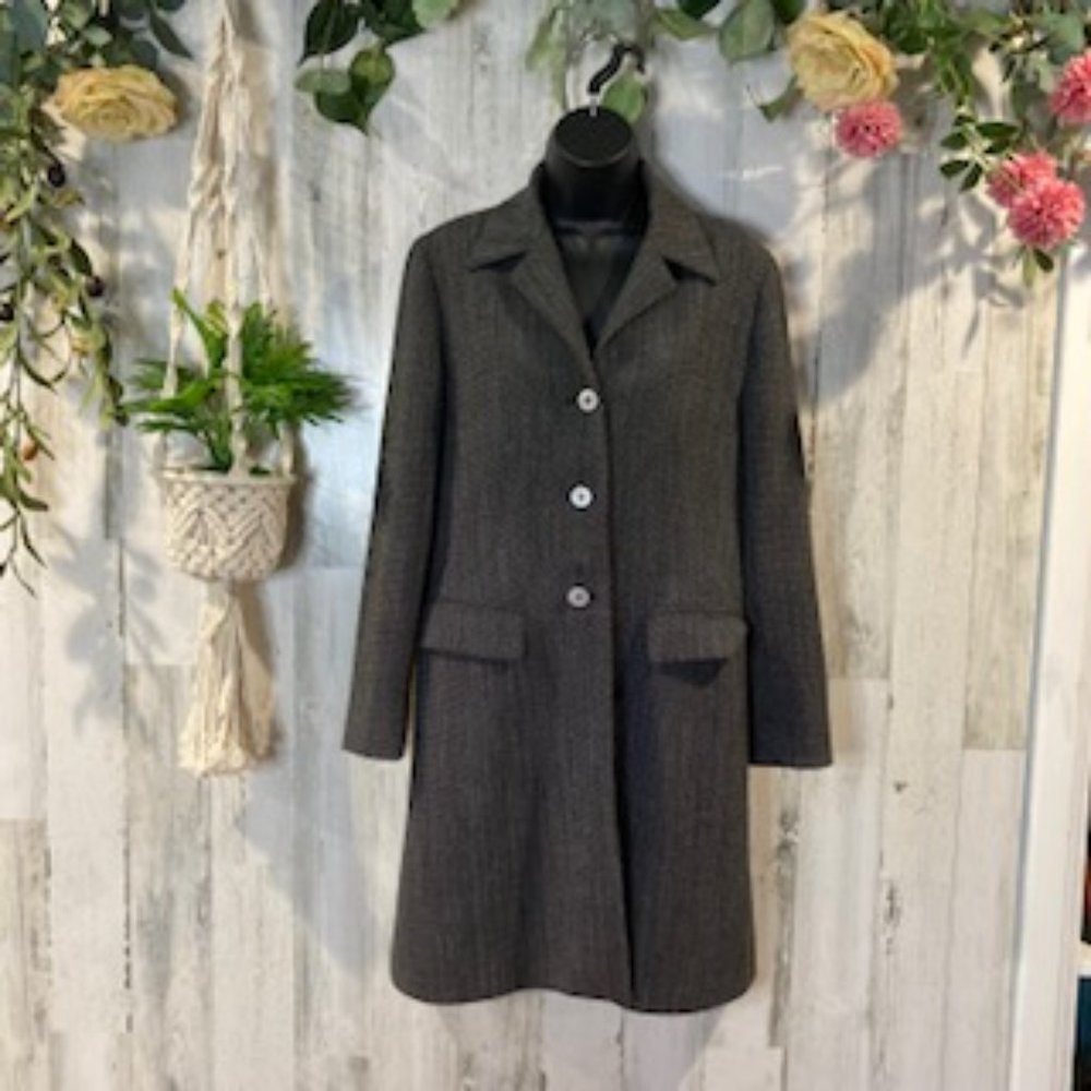 Vintage Gray Blazer Coat